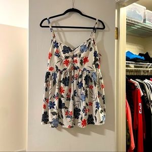 TORRID ⚪️❤️🦋| women’s super soft floral eyelet babydoll cami